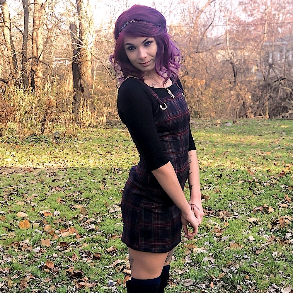 Forever 21 Blue & Red Plaid Sheath Dress - Picture 7 of 8